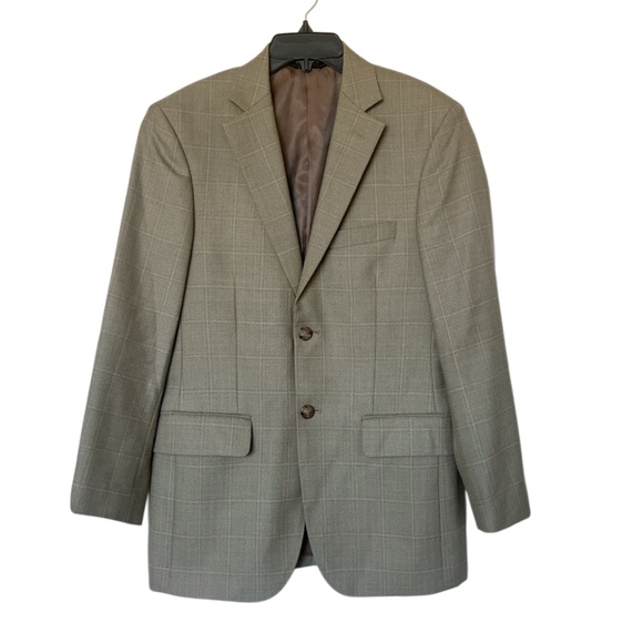 Pronto Uomo Couture Brown/Green Wool Blazer Size 36S - Picture 1 of 15